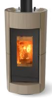 Thermorossi Kaminofen CHIC EVO Wood 10 kW Keramik Tortora